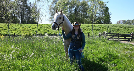 Foto's met mijn mooie palomino-vriend Giorno Della Mamma