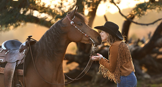 Western foto's met Diva